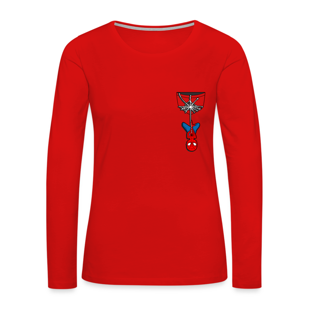 Web Slinger - Women's Premium Long Sleeve T-Shirt - red