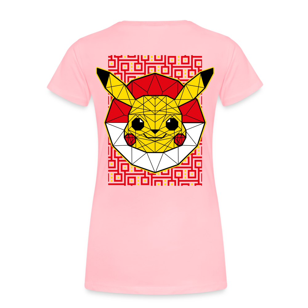 Stained Glass Pikachu - Women’s Premium T-Shirt - pink