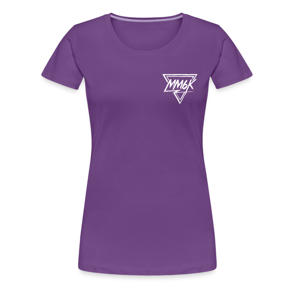 Stained Glass Pikachu - Women’s Premium T-Shirt - purple