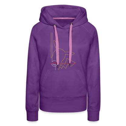 Who's That Pokemon? - Women’s Premium Hoodie - purple 