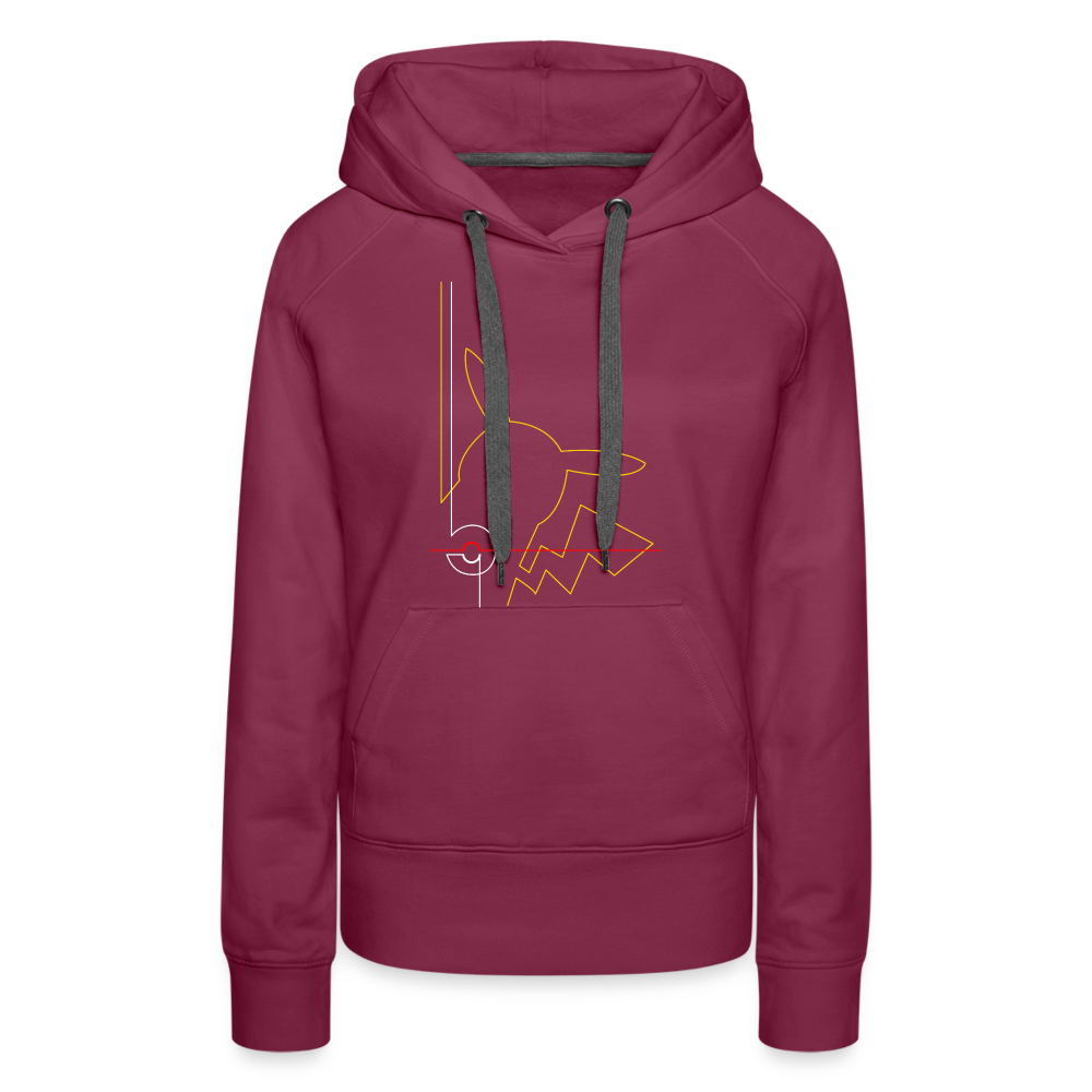 Who's That Pokemon? - Women’s Premium Hoodie - burgundy