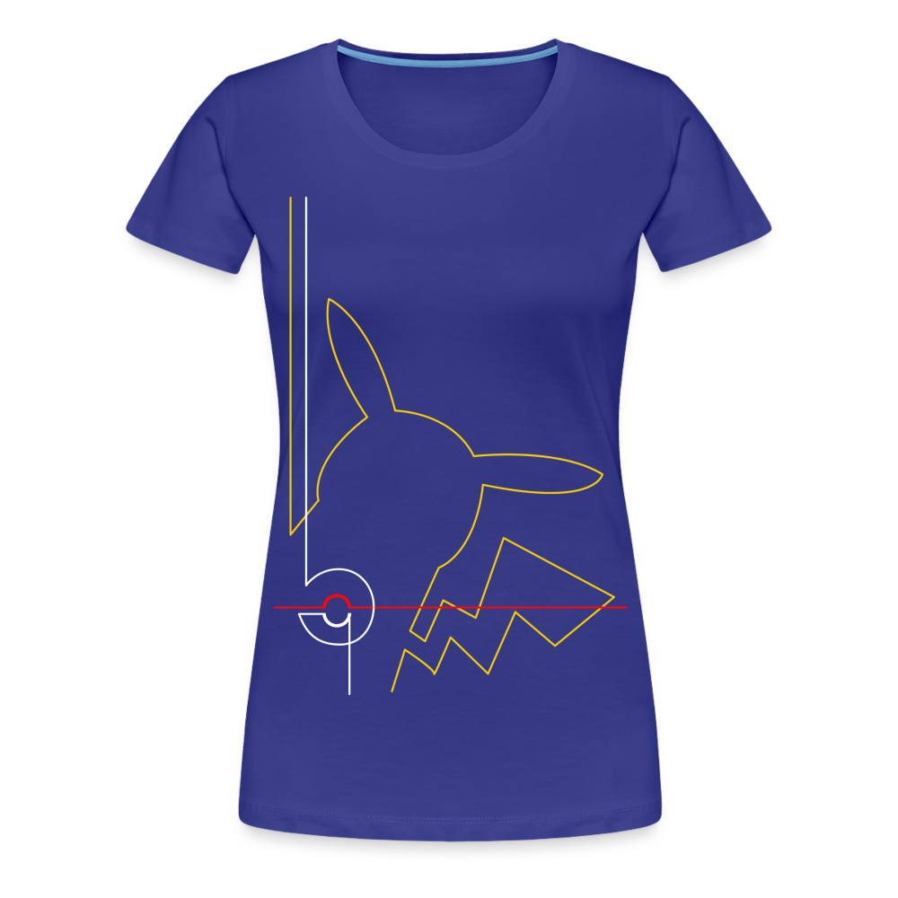 Who's That Pokemon - Women’s Premium T-Shirt - royal blue