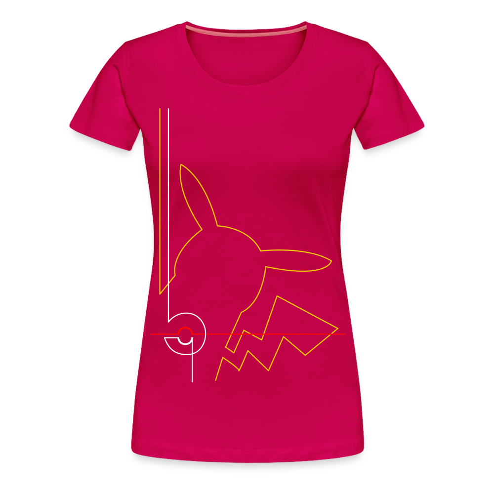 Who's That Pokemon - Women’s Premium T-Shirt - dark pink