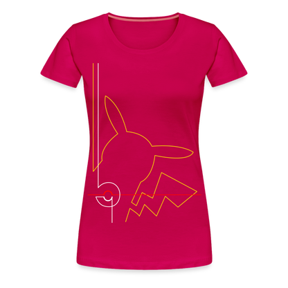 Who's That Pokemon - Women’s Premium T-Shirt - dark pink