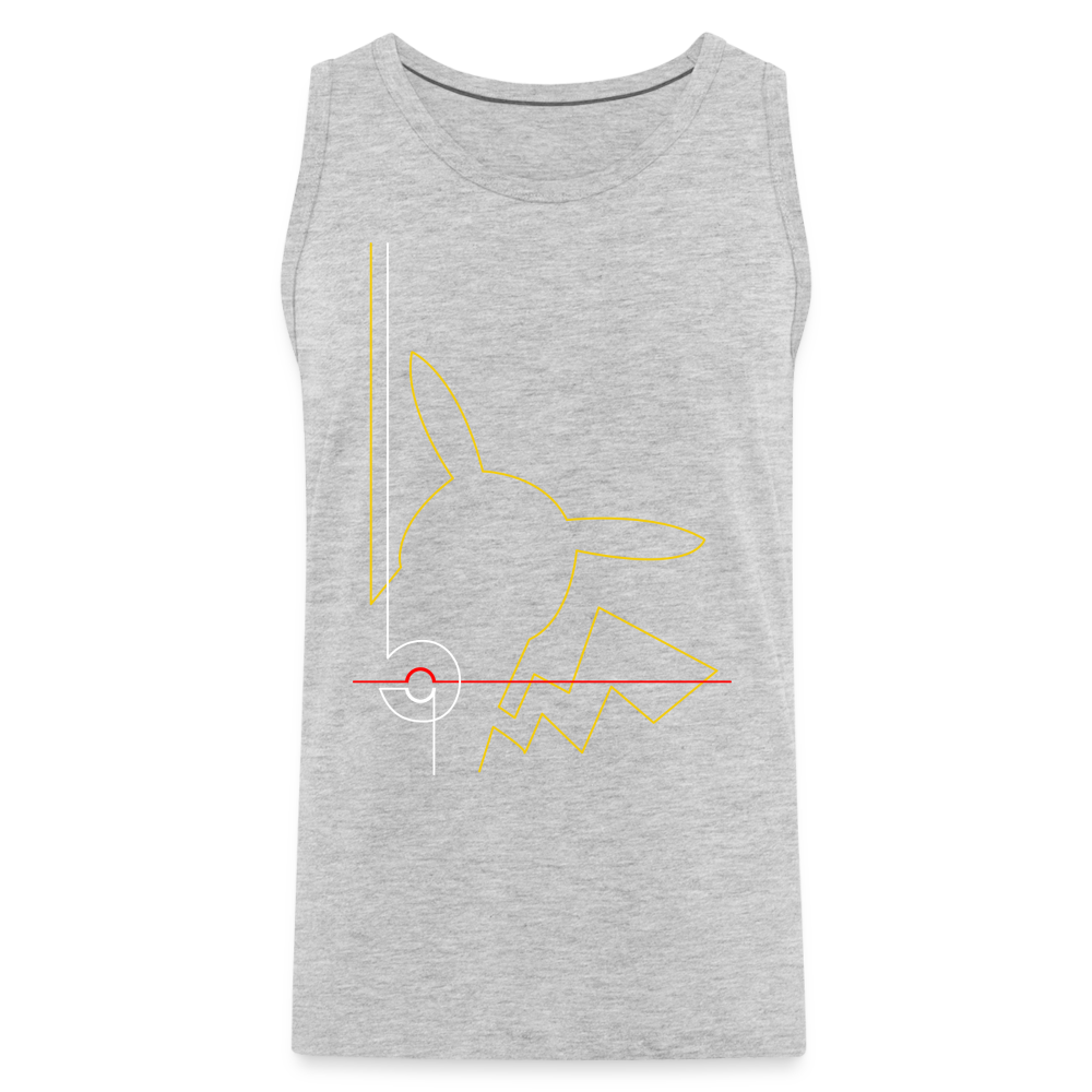 Who's That Pokemon? - Men’s Premium Tank - heather gray