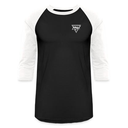 Prepare For Trouble - Baseball T-Shirt - black/white