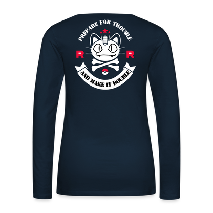 Prepare For Trouble - Women's Premium Long Sleeve T-Shirt - deep navy