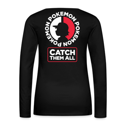 Catch Them All - Women's Premium Long Sleeve T-Shirt - black