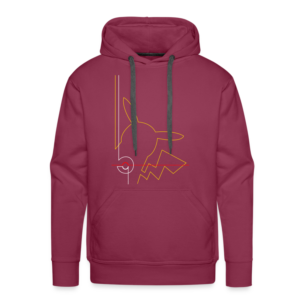 Who's That Pokemon? Men’s Premium Hoodie - burgundy