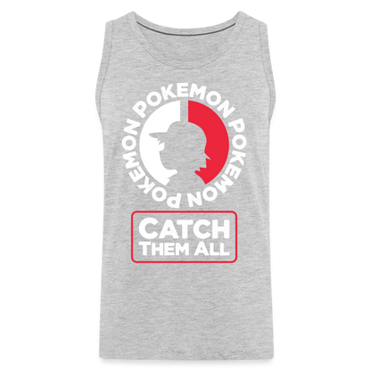 Catch Them All - Men’s Premium Tank - heather gray