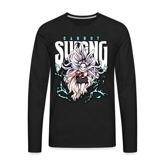 Sulong Carrot - Men's Premium Long Sleeve T-Shirt - black