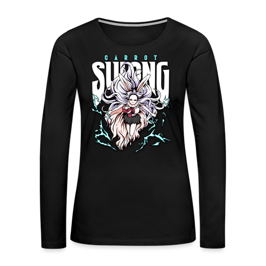 Sulong Carrot - Women's Premium Long Sleeve T-Shirt - black