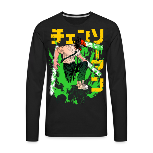 Chainsaw Man - Men's Premium Long Sleeve T-Shirt - black