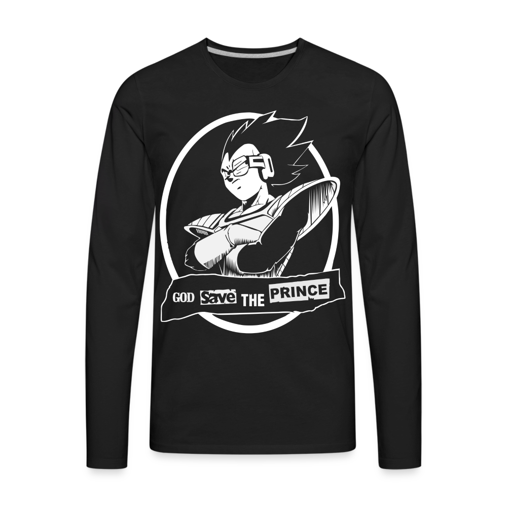 Prince of Saiyans - Men's Premium Long Sleeve T-Shirt - black