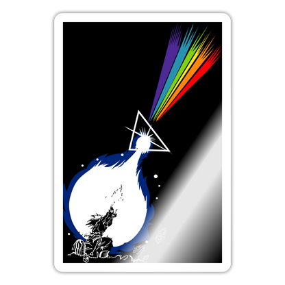 Prism Kamehameha - Sticker - white glossy