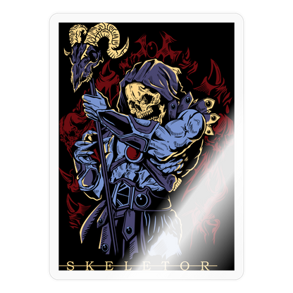 Skeletor - Sticker - transparent glossy