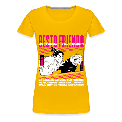 Besto Friendo - Women’s Premium T-Shirt - sun yellow