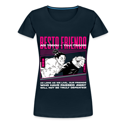 Besto Friendo - Women’s Premium T-Shirt - deep navy