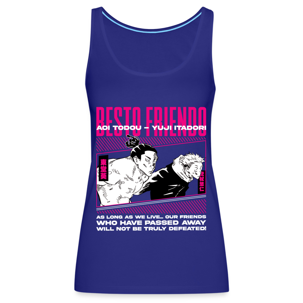 Besto Friendo - Women’s Premium Tank Top - royal blue