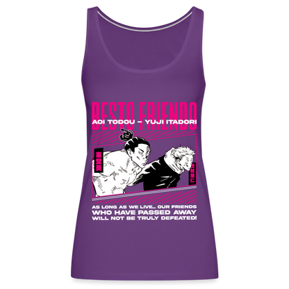 Besto Friendo - Women’s Premium Tank Top - purple