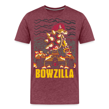 Bowzilla - Men's Premium T-Shirt - heather burgundy