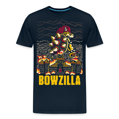 Bowzilla - Men's Premium T-Shirt - deep navy