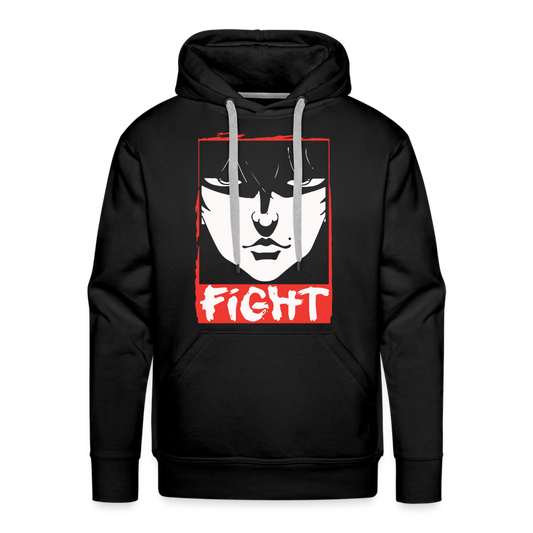 FIGHT - Men’s Premium Hoodie - black