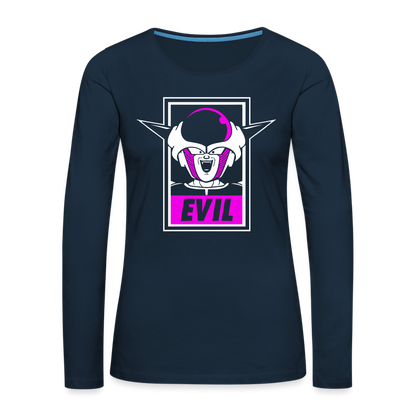 Evil! - Women's Premium Long Sleeve T-Shirt - deep navy