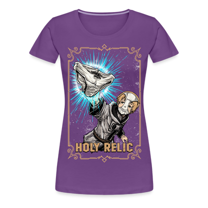 Holy Relic - Women’s Premium T-Shirt - purple