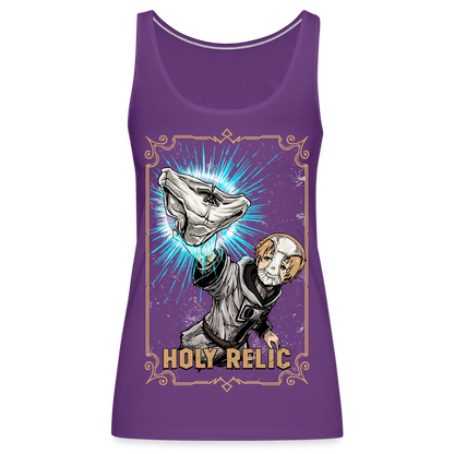 Holy Relic - Women’s Premium Tank Top - purple