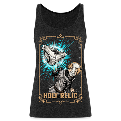 Holy Relic - Women’s Premium Tank Top - charcoal grey