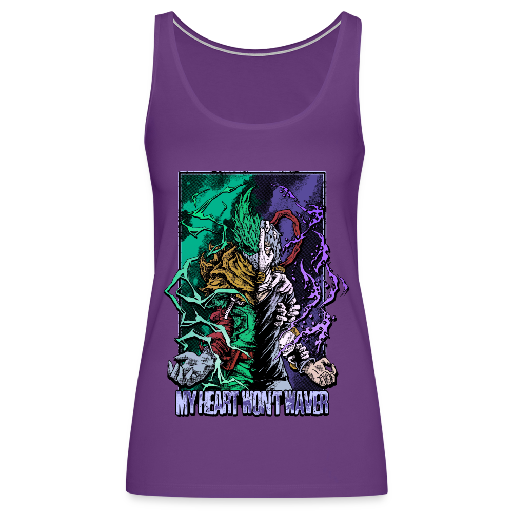 One's Resolve - Women’s Premium Tank Top - purple