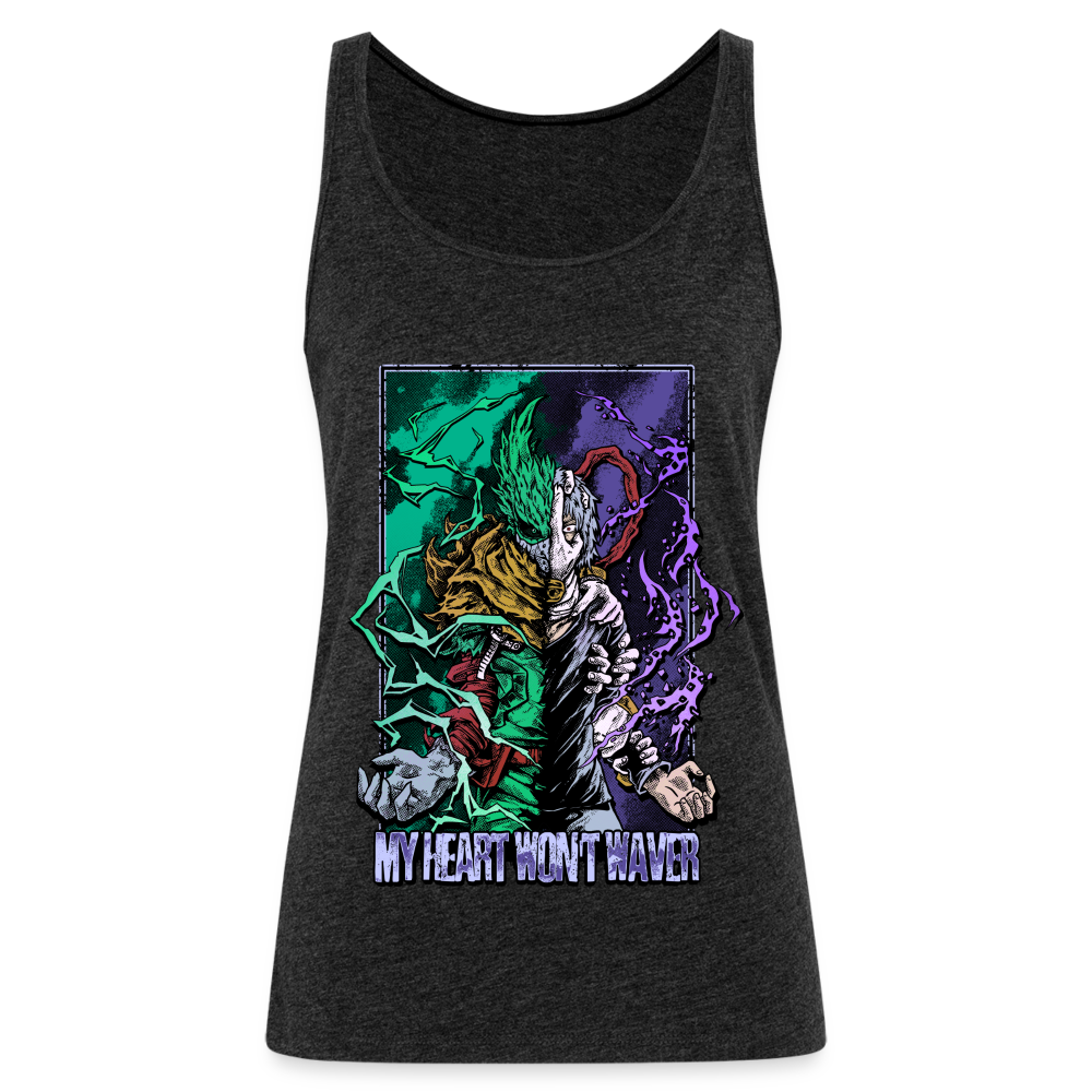 One's Resolve - Women’s Premium Tank Top - charcoal grey