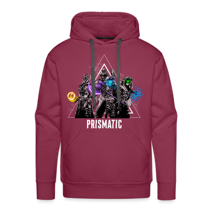 Prismatic - Men’s Premium Hoodie - burgundy