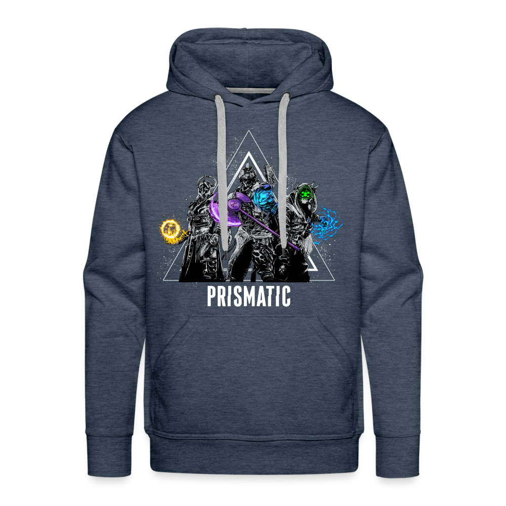 Prismatic - Men’s Premium Hoodie - heather denim