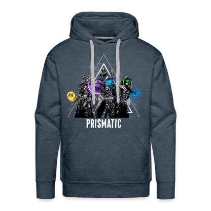 Prismatic - Men’s Premium Hoodie - heather denim