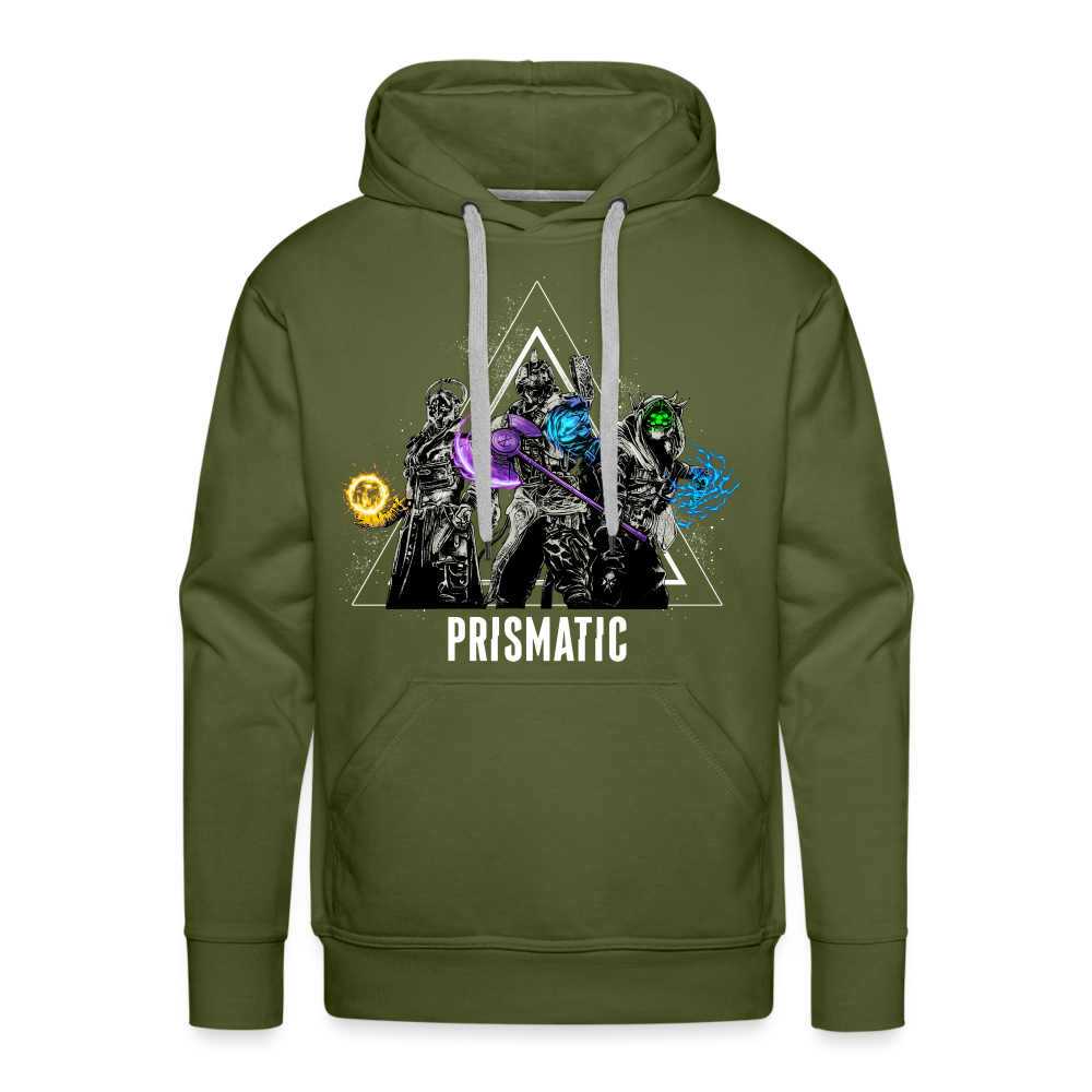 Prismatic - Men’s Premium Hoodie - olive green