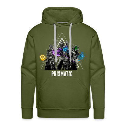 Prismatic - Men’s Premium Hoodie - olive green