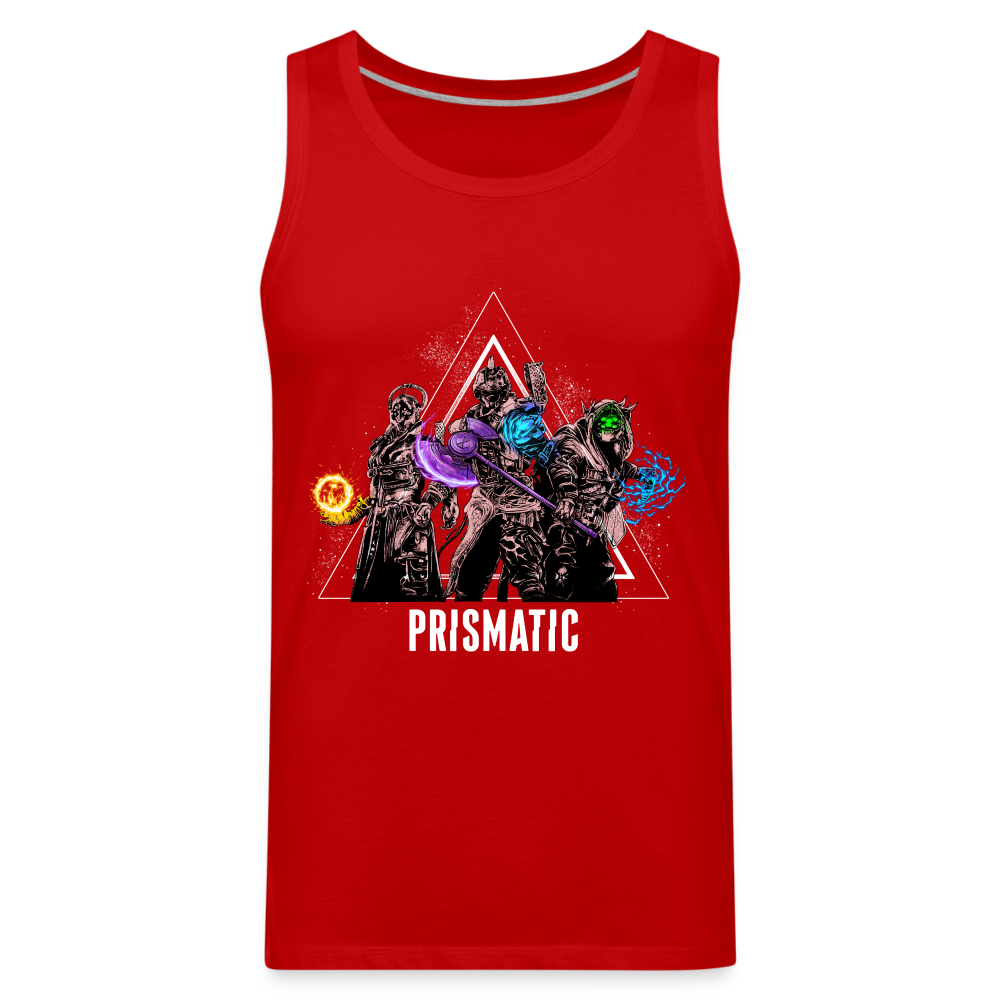 Prismatic - Men’s Premium Tank - red