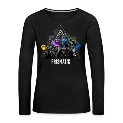 Prismatic - Women's Premium Long Sleeve T-Shirt - black