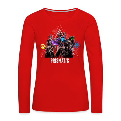 Prismatic - Women's Premium Long Sleeve T-Shirt - red