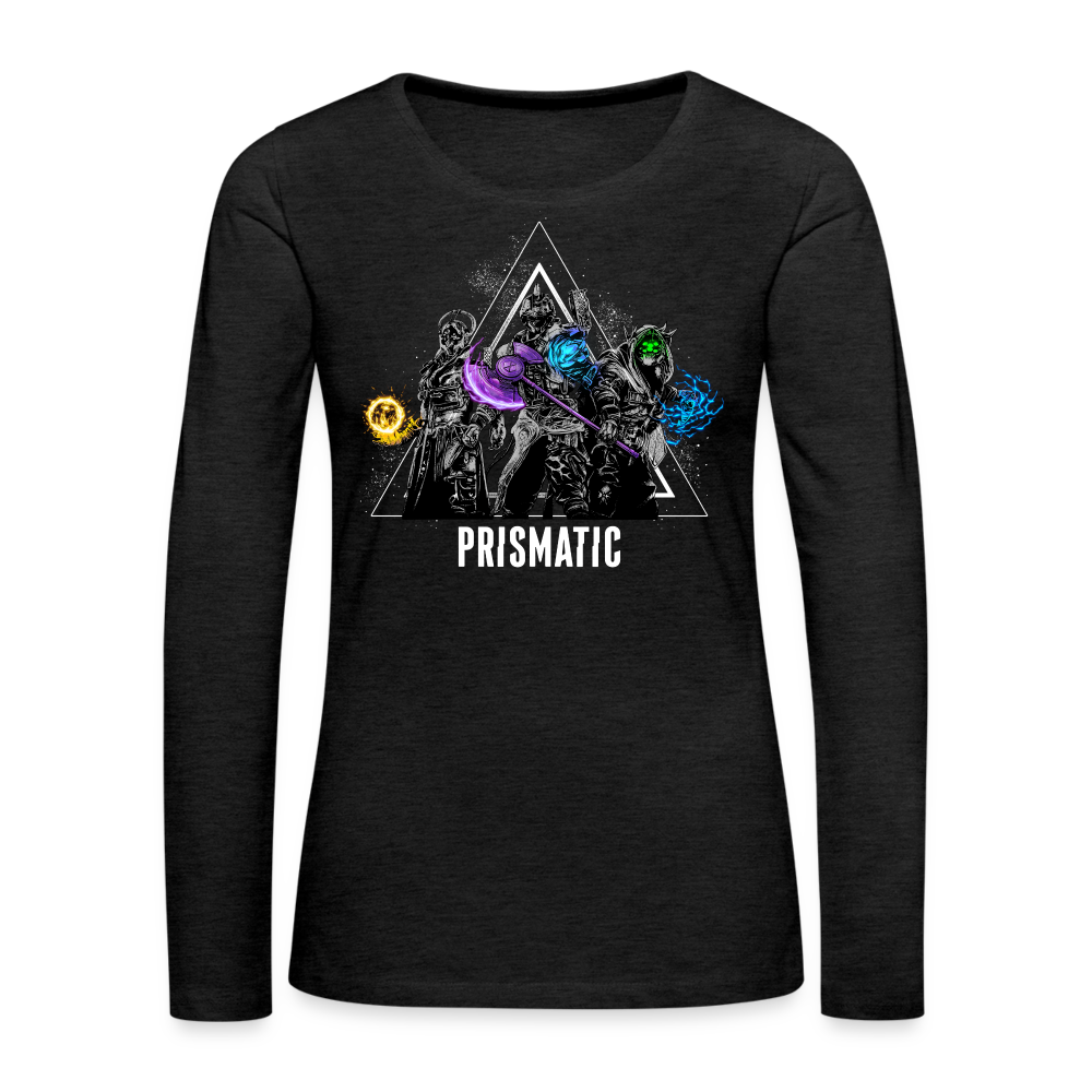 Prismatic - Women's Premium Long Sleeve T-Shirt - charcoal grey