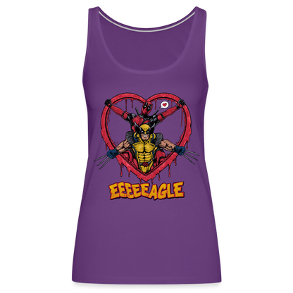 2 Guys 1 Love - Women’s Premium Tank Top - purple