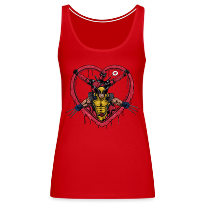 Two Guys One Love - Women’s Premium Tank Top - red