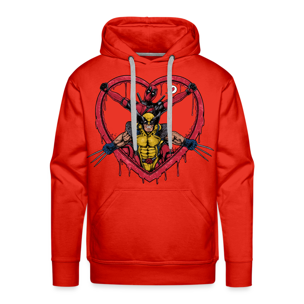 Two Guys One Love - Men’s Premium Hoodie - red