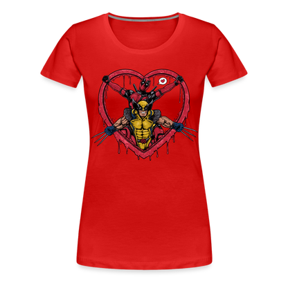 Two Guys One Love - Women’s Premium T-Shirt - red