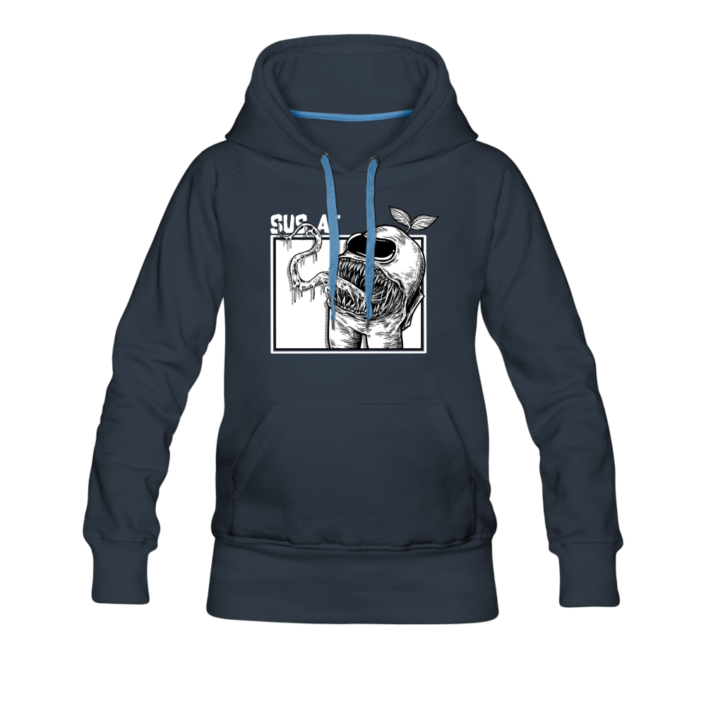 Sus AF! - Ladie's Premium Hoodie - navy