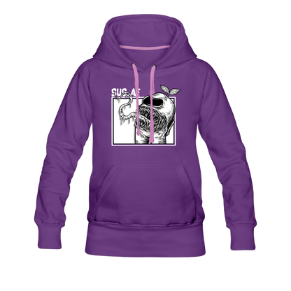 Sus AF! - Ladie's Premium Hoodie - purple