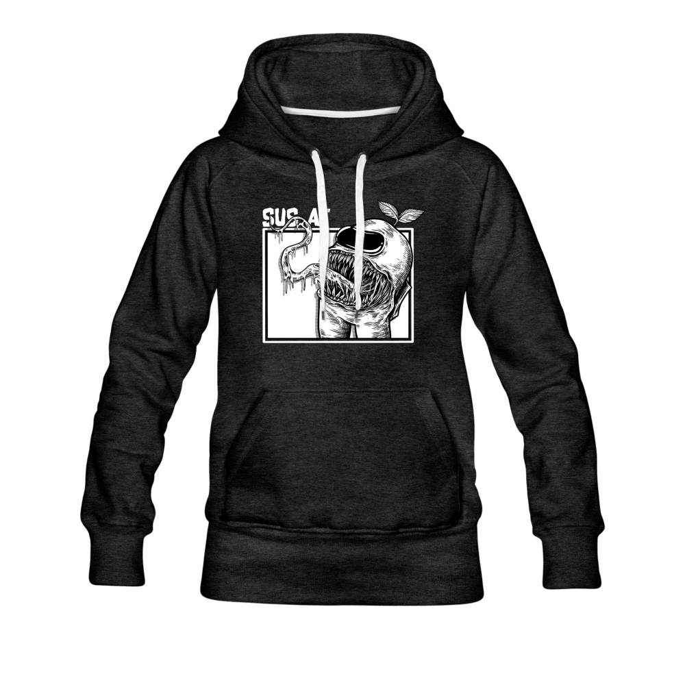 Sus AF! - Ladie's Premium Hoodie - charcoal gray