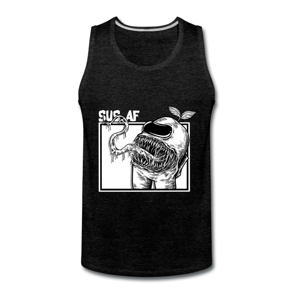 Sus AF! - Men’s Premium Tank - charcoal gray